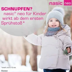 Nasic Nasenspray Kinder|Schnupfen & Nasennebenhöhlen-neo für Kinder Nasenspray, 10 ml