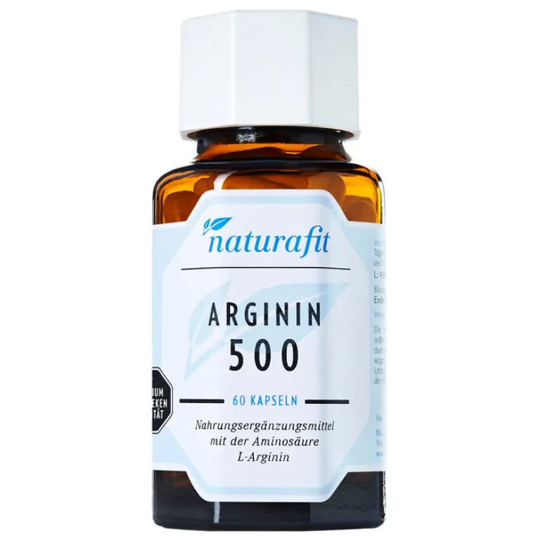 Naturafit Aminosäuren-Arginin 500 Kapseln, 60 St
