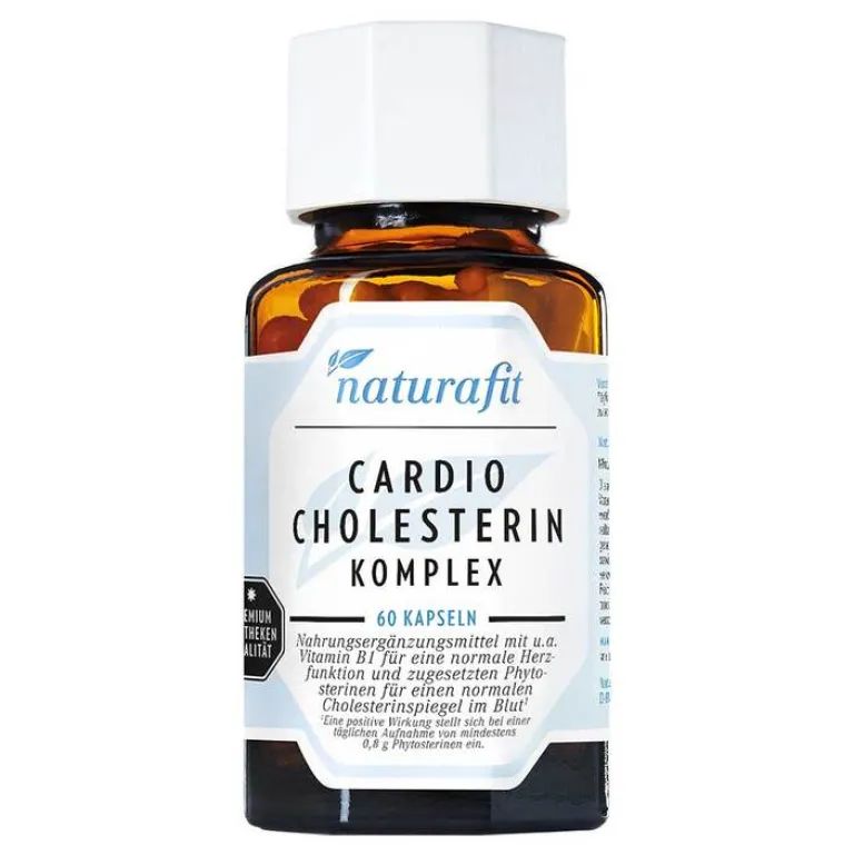 Cholesterin-Naturafit Cardio Cholesterin Komplex Kapseln, 60 St