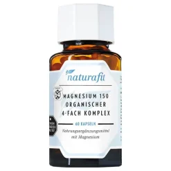 Magnesium 150 organischer 4-fach Komplex, 60 St^Naturafit Best