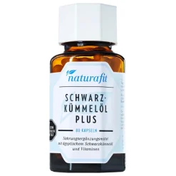 Naturafit Schwarzkümmel Öl Plus Kapseln, 80 St- Schwarzkümmelöl