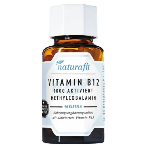 Naturafit Vitamin B12 1000 µg aktiviert Kapseln, 90 St- Vitamin B12 (Cobalamin)