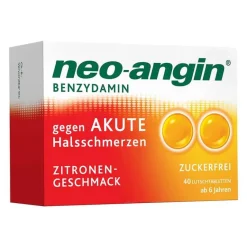Neo Angin Halsschmerztabletten-neo-angin Benzydamin gegen akute Hasschmerzen Zitrone, 40 St