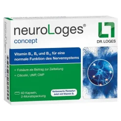 Dr. Loges Neurologes concept Kapseln, 60 St- Hirnleistung & Nerven