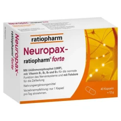 Neuropax Hirnleistung & Nerven--ratiopharm forte Kapseln, 40 St