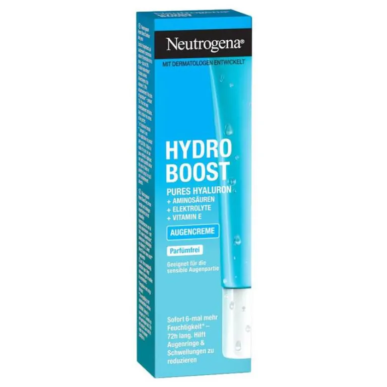 Neutrogena Hydro Boost belebendes Augen Creme Gel, 15 ml- Augenpflege