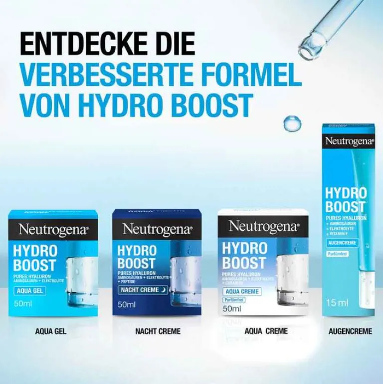 Neutrogena Hydro Boost belebendes Augen Creme Gel, 15 ml- Augenpflege