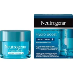 Neutrogena Trockene Haut|Nachtpflege-Hydro Boost Nacht Creme, 50 ml
