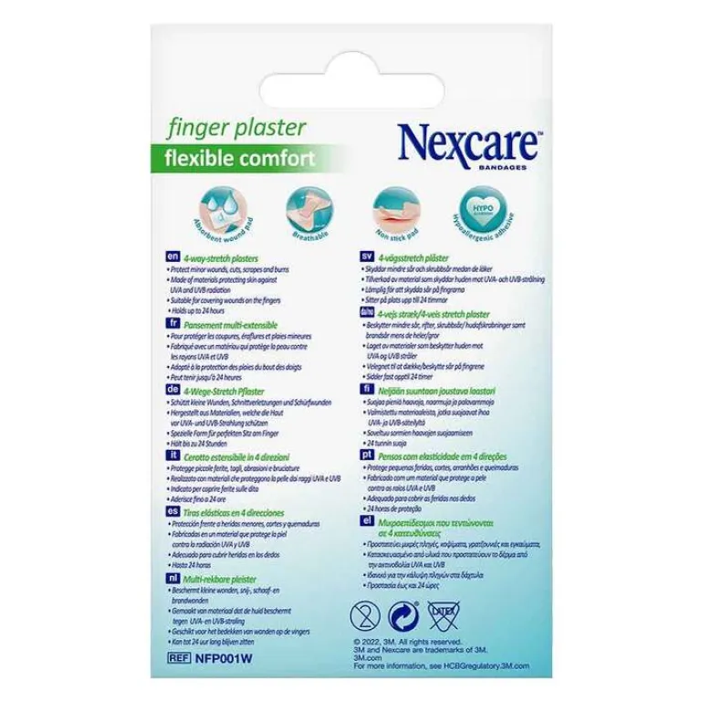 Fingerpflaster comfort flexible 6x10cm, 10 St^Nexcare Online