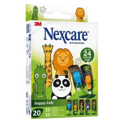 happy kids Pflasterstrips Tiere 2 Größen, 20 St^Nexcare Sale