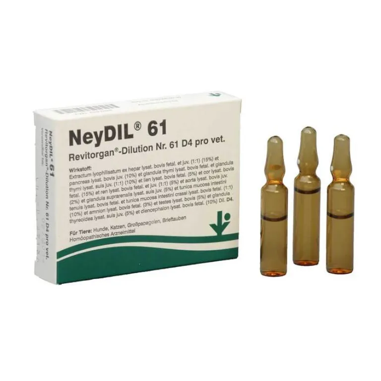 NeyDil Vitorgan-Nr.61 Revitorgan Dil.D 4 pro vet. Ampullen, 5X2 ml