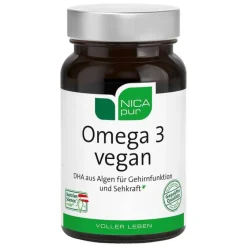 Nicapur Omega 3 vegan Kapseln, 30 St- Omega 3 Kapseln