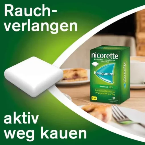 ® Kaugummi freshmint, 4 mg Nikotin, 30 St^Nicorette Hot