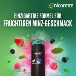Nicorette Nikotinspray Und Inhaler-Fruit & Mint Spray 1 mg / Sprühstoß Nfc, 2 St
