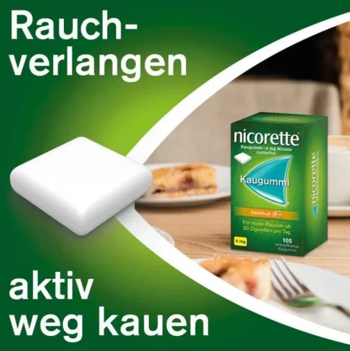 Nicorette ® Kaugummi freshfruit, 4 mg Nikotin, 30 St- Nikotinkaugummi