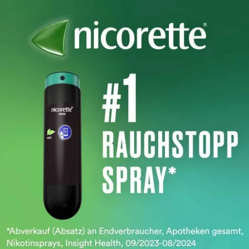 Mint Spray mit 1 mg Nikotin pro Sprühstoß, 2 St^Nicorette Clearance