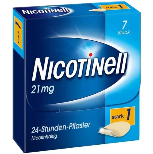 21 mg / 24-Stunden-Nikotinpflaster, Pflasterstärke Stark (1), 7 St^Nicotinell Discount