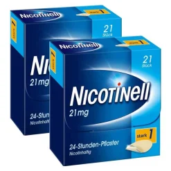 21 mg / 24-Stunden-Nikotinpflaster, Pflasterstärke Stark (1), 2x21 St^Nicotinell Best