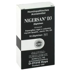 Nigersan D 3 Suppositorien, 10 St- Sanum Kehlbeck