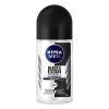 Nivea Men Deo Roll-on Invisible Black & White, 50 ml- Antitranspirant & Deo