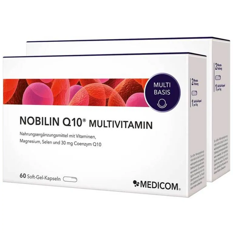 Nobilin Q10 Multivitamin Kapseln, 120 St- Multivitamine|Coenzym Q10