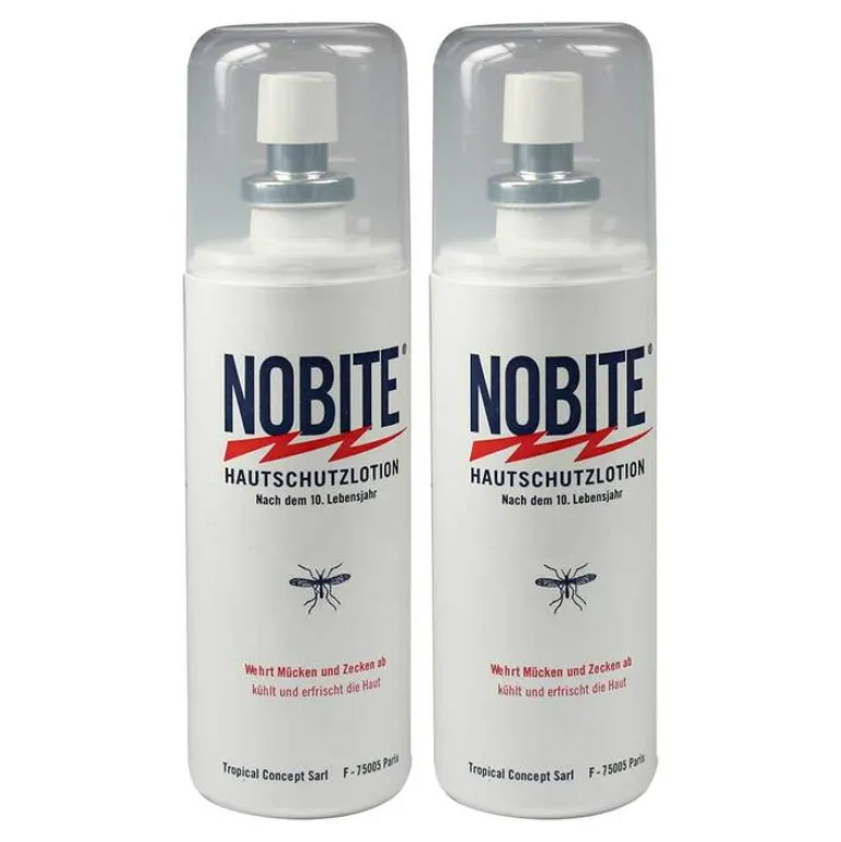 Nobite Hautspray , 2x100 ml- Mückenspray|Mückenschutz