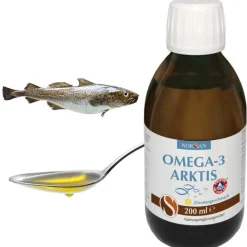 Norsan Omega 3 Kapseln-Omega-3 Arktis flüssig, 200 ml