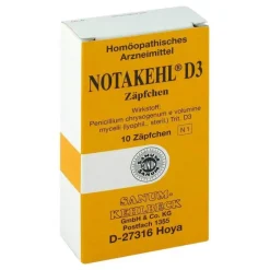 Notakehl D 3 Suppositorien, 10 St- Sanum Kehlbeck