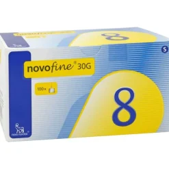 Novofine 8 Kanülen 0,30x8 mm Cpc, 100 St^
