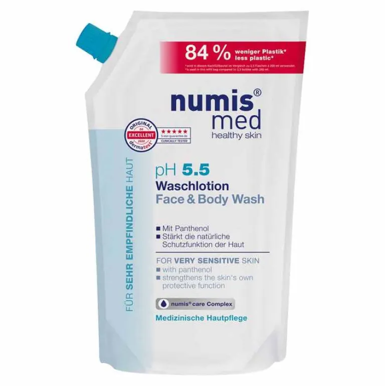 pH 5,5 Waschlotion Nachfüllbeutel, 500 ml^Numis med New