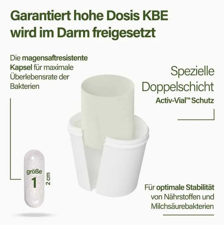 Nupure Bakterienkulturen-probaflor Mikrobiotika magensaftresistent Kapseln, 60 St