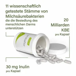 Nupure probaflor Mikrobiotika magensaftresistent Kapseln, 90 St- Bakterienkulturen