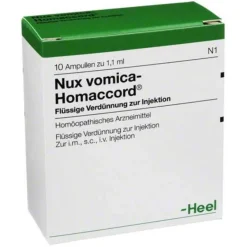 Nux vomica Ampullen, 10 St^Homaccord Online