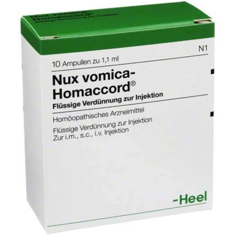 Nux vomica Ampullen, 10 St^Homaccord Online