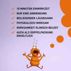 Nyda Läusemittel|Läuseshampoo-express Pumplösung, 50 ml