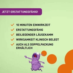 Nyda Läusespray, 50 ml-Kinder Läusemittel|Läuseshampoo