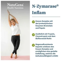Enzyme-N-Zymarase Inflam Enzym-Komplex + Rutin Kapseln, 60 St