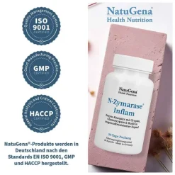 Enzyme-N-Zymarase Inflam Enzym-Komplex + Rutin Kapseln, 60 St