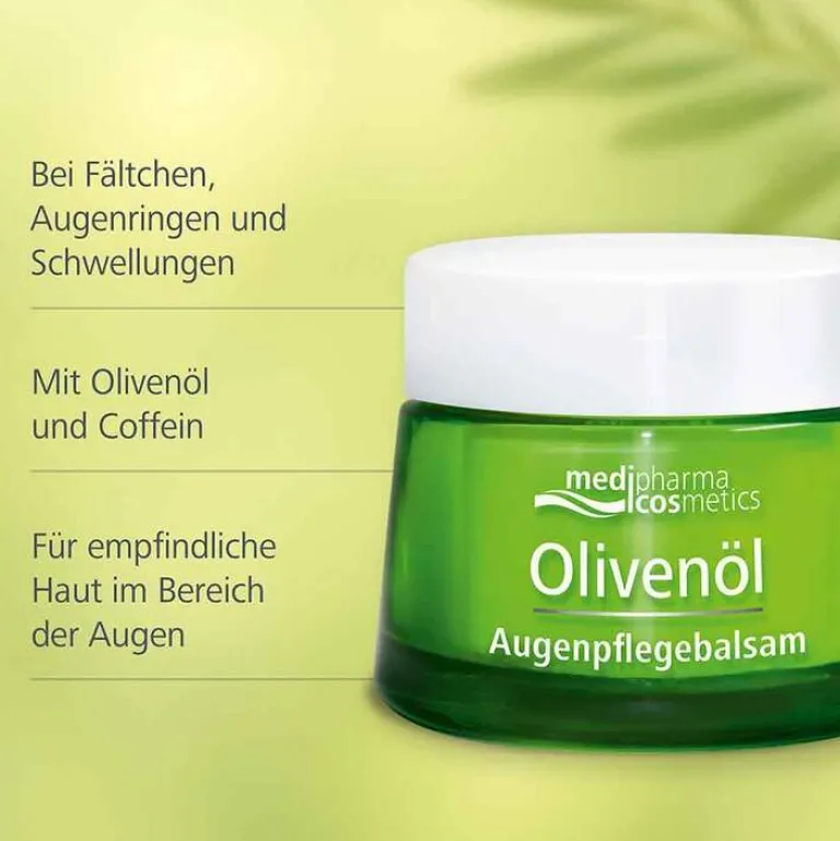 Medipharma Cosmetics Olivenöl Augenpflegebalsam, 15 ml- Augenpflege