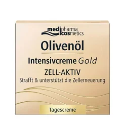 Medipharma Cosmetics Olivenöl Intensivcreme Gold Zell-Aktiv Tagescreme, 50 ml- Tagespflege