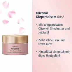 Medipharma Cosmetics Olivenöl Körperbalsam Rose, 250 ml- Cremes & Balsame