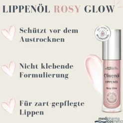 Medipharma Cosmetics Lippenpflege-Olivenöl Lippenöl rosy glow, 4 ml