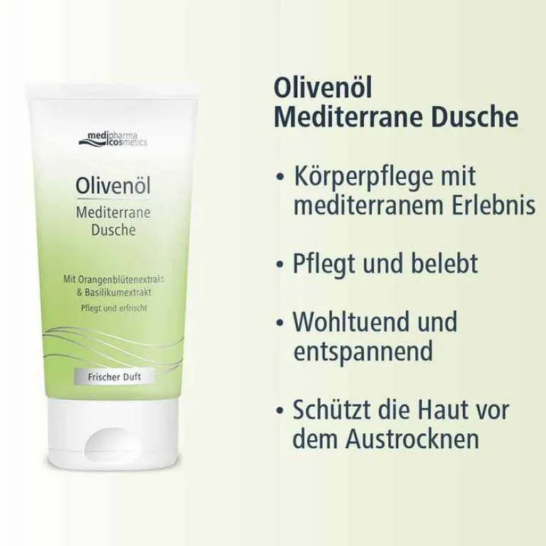 Medipharma Cosmetics Duschen & Waschen-Olivenöl Mediterrane Dusche, 150 ml