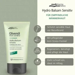 Medipharma Cosmetics Olivenöl Per Uomo Hydro Balsam sensitiv, 50 ml- Pflege