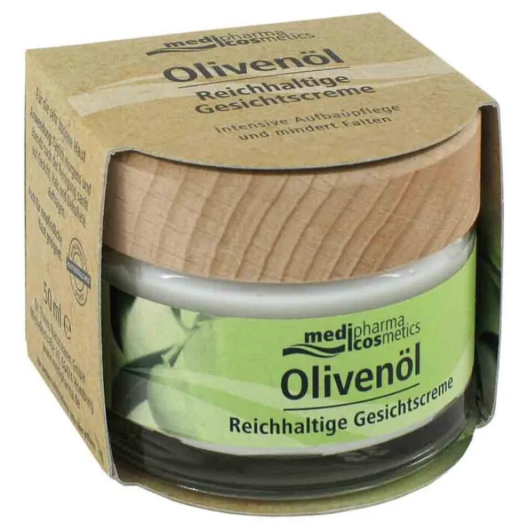 Medipharma Cosmetics Anti-Aging-Olivenöl Reichhaltige Gesichtscreme, 50 ml