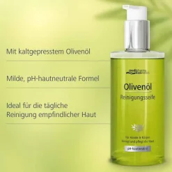 Medipharma Cosmetics Reinigung-Olivenöl Reinigungsseife, 250 ml