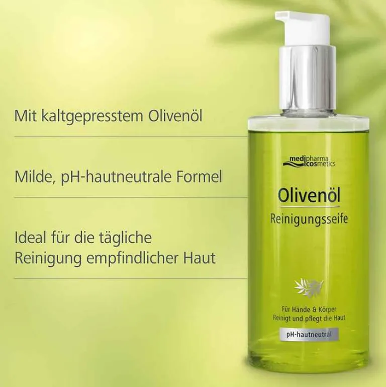 Medipharma Cosmetics Reinigung-Olivenöl Reinigungsseife, 250 ml