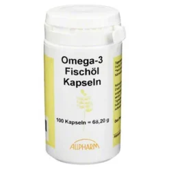 Omega 3 Fettsäuren Kapseln, 100 St^Allpharm Best