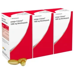 Biomo Omega 3 Kapseln-Omega-3 1000 mg Weichkapseln, 300 St