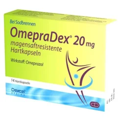 20 mg magensaftresistente Hartkapseln, 14 St^Omepradex Clearance